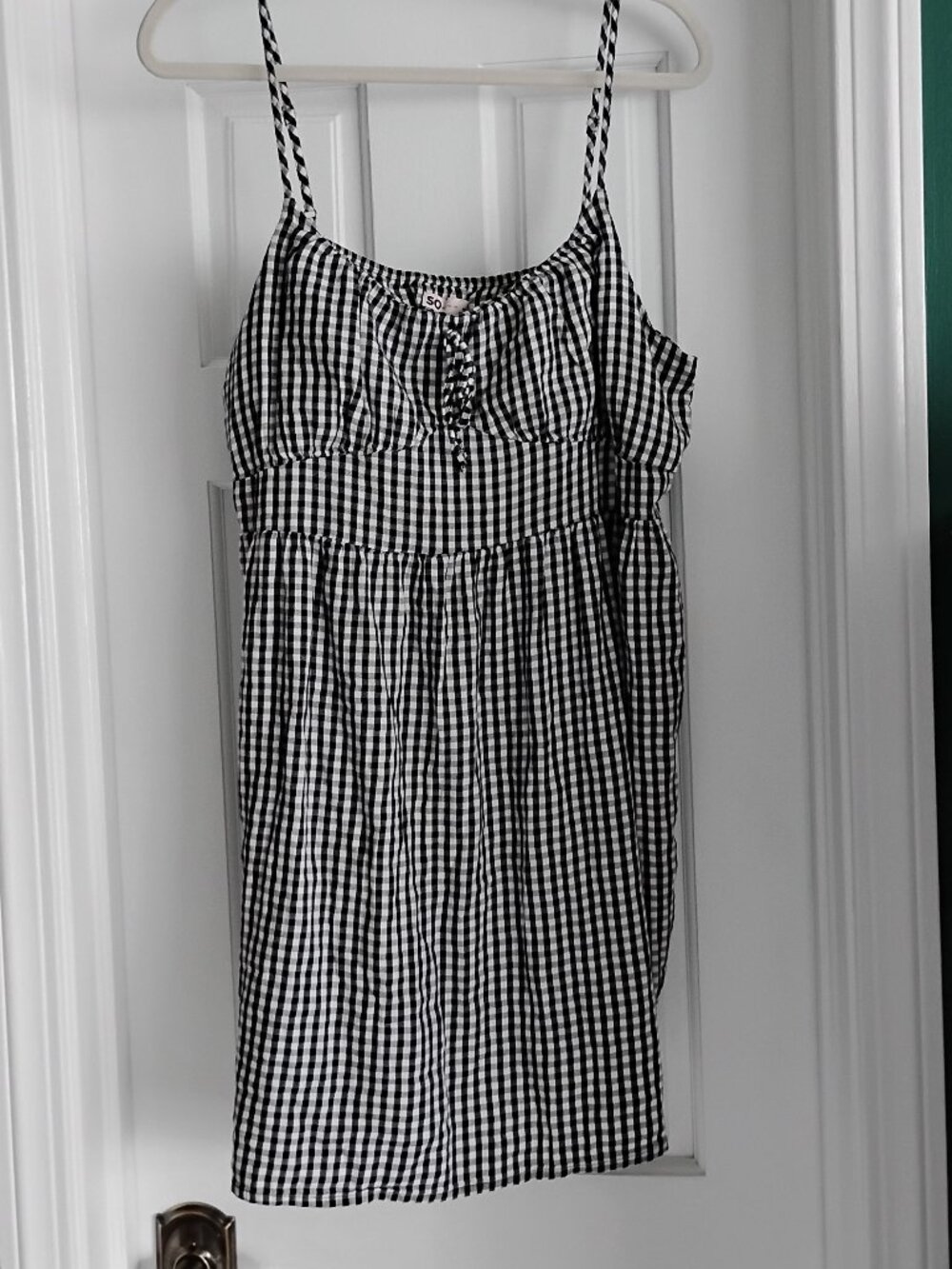EUC SO Checkered Mini Dress